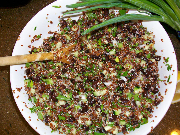 Quinoa & Black Bean Salad