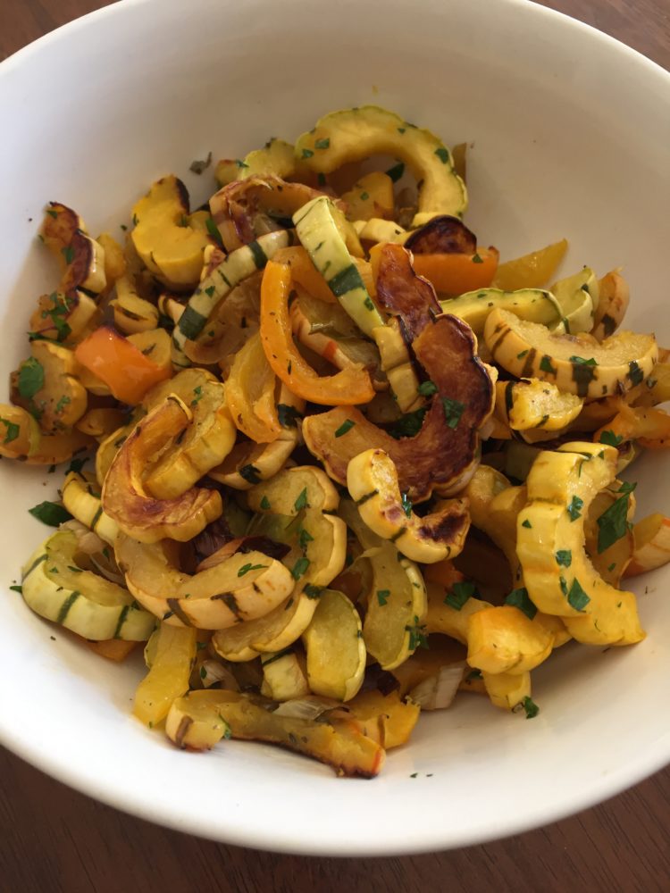 Herb Roasted Delicata Squash