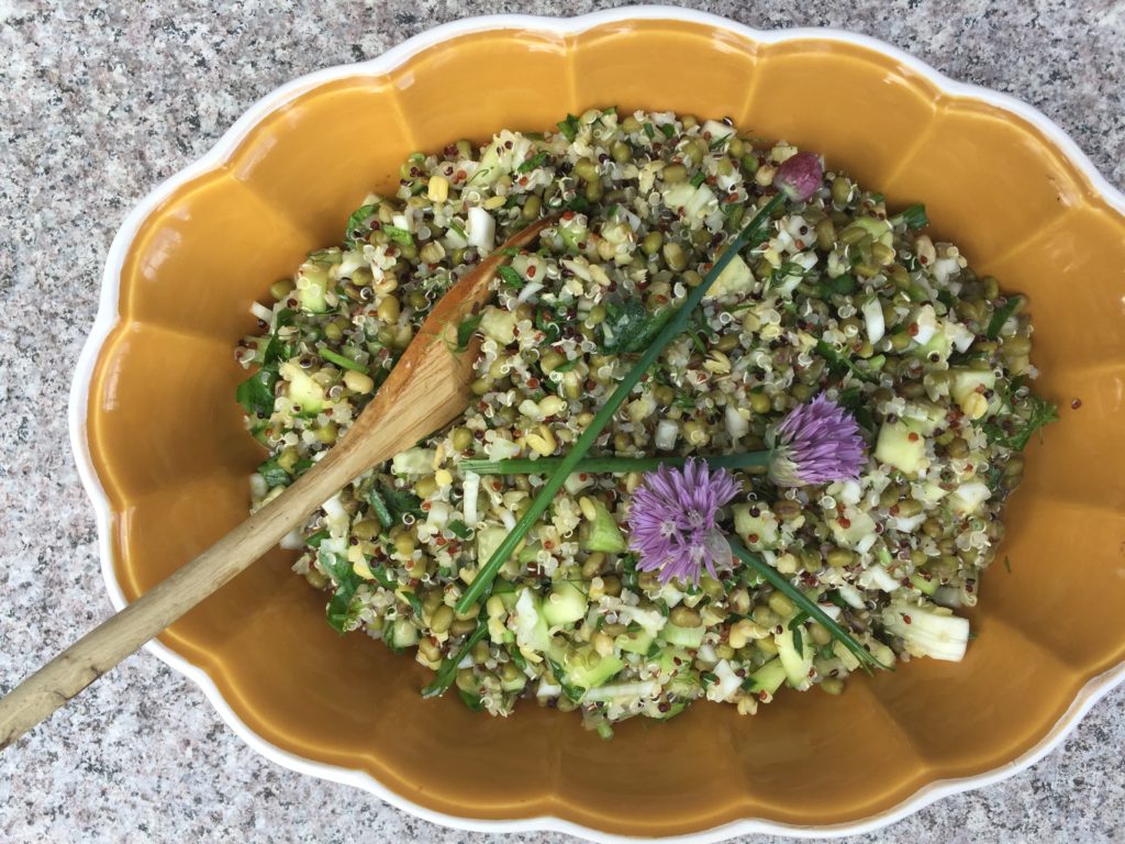 Mung Bean & Quinoa Salad - A Natural Chef